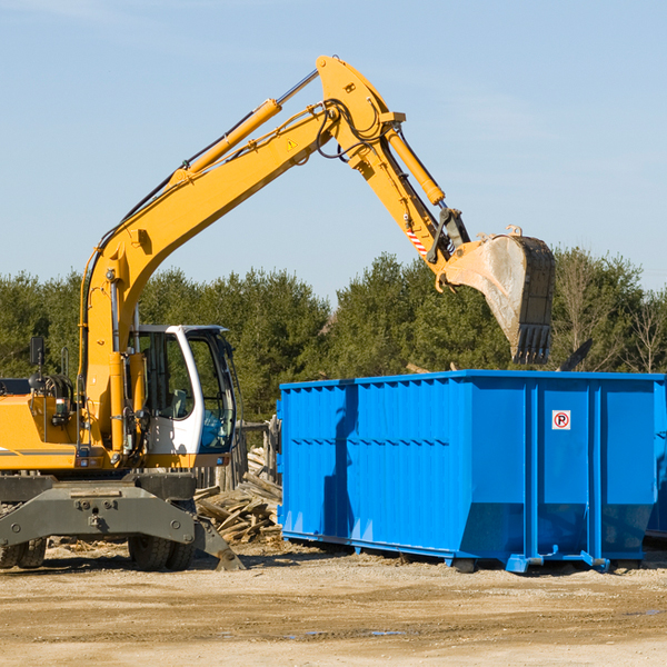 what size residential dumpster rentals are available in Lind WI